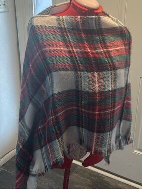 Plaid shawl